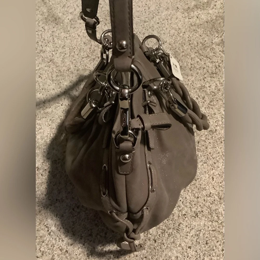 Coach Madison Flint Leather Pleated Satchel-NWT #D1182-17773 - Picture 12 of 12